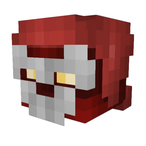 HFppjk Minecraft avatar head, 3D render