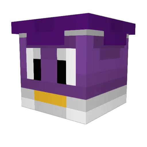 HGProDUCKtions Minecraft avatar head, 3D render
