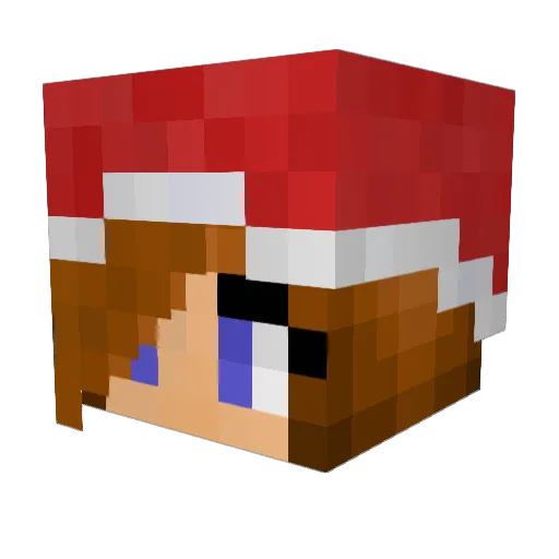 HG_Butte Minecraft avatar head, 3D render