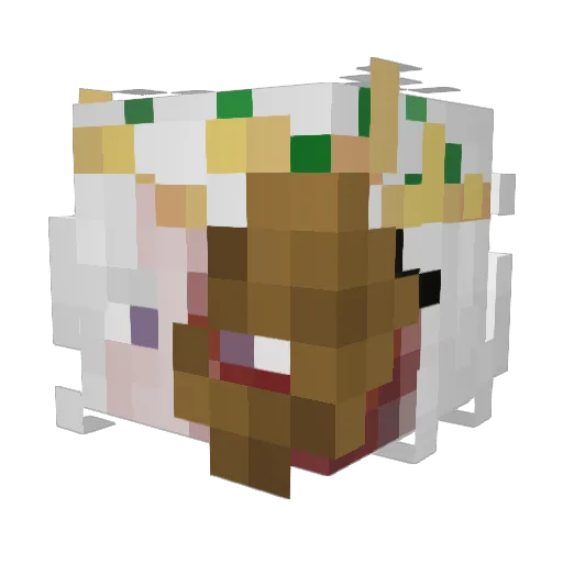 HHermadurr Minecraft avatar head, 3D render