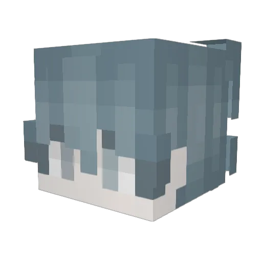 HHmin2 Minecraft avatar head, 3D render