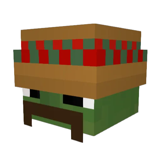 HHomey986 Minecraft avatar head, 3D render