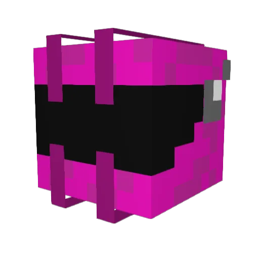 HIBAR_ Minecraft avatar head, 3D render