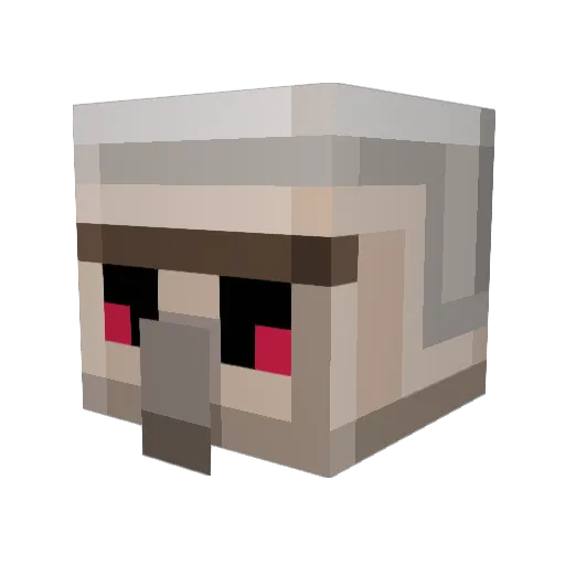 HIDEKI_KAWAMURA Minecraft avatar head, 3D render