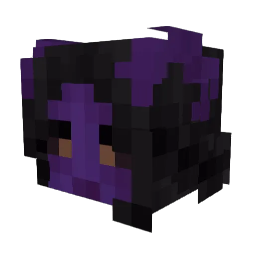 HIGH_MAEHR Minecraft avatar head, 3D render
