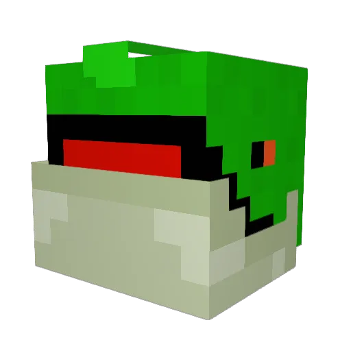 HIJacker8 Minecraft avatar head, 3D render
