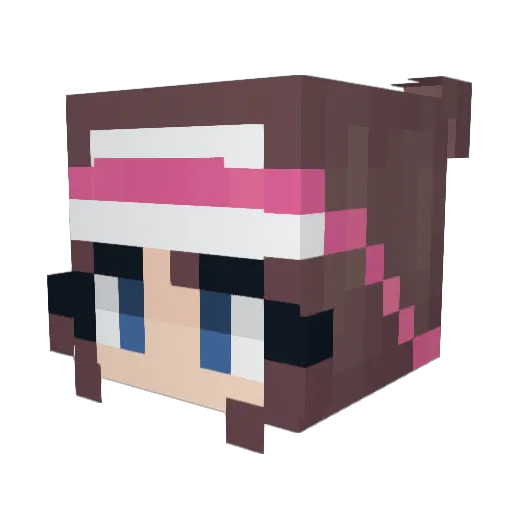 HILHAL Minecraft avatar head, 3D render