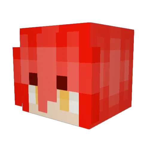 HIROTO6200 Minecraft avatar head, 3D render