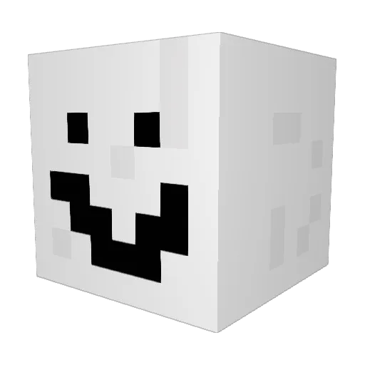 HIT_ddoa Minecraft avatar head, 3D render