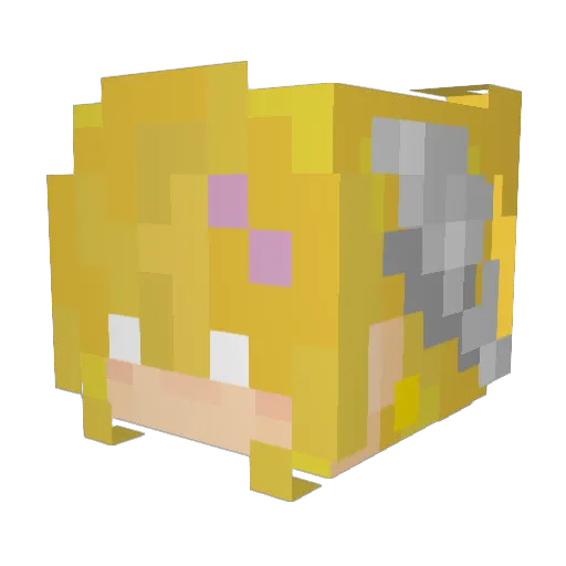 HI_Perfmiz Minecraft avatar head, 3D render