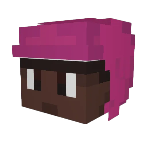 HJB3tter Minecraft avatar head, 3D render
