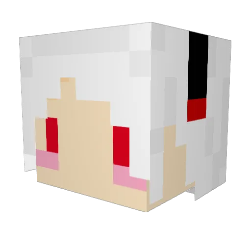 HK05U1 Minecraft avatar head, 3D render