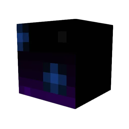 HKDS1234 Minecraft avatar head, 3D render