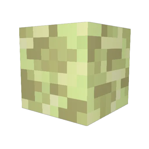 HKR0207 Minecraft avatar head, 3D render