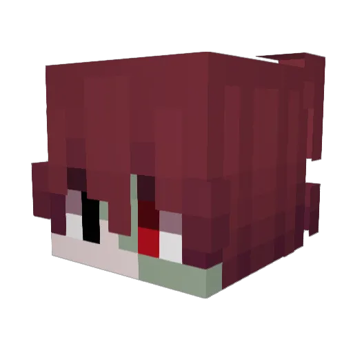 HK_Shockwave Minecraft avatar head, 3D render