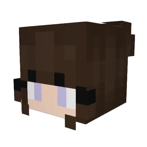 HKayD Minecraft avatar head, 3D render
