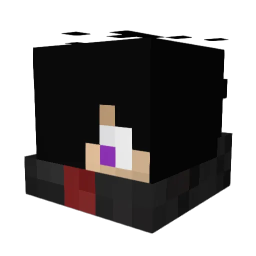 HLG_Scemo Minecraft avatar head, 3D render