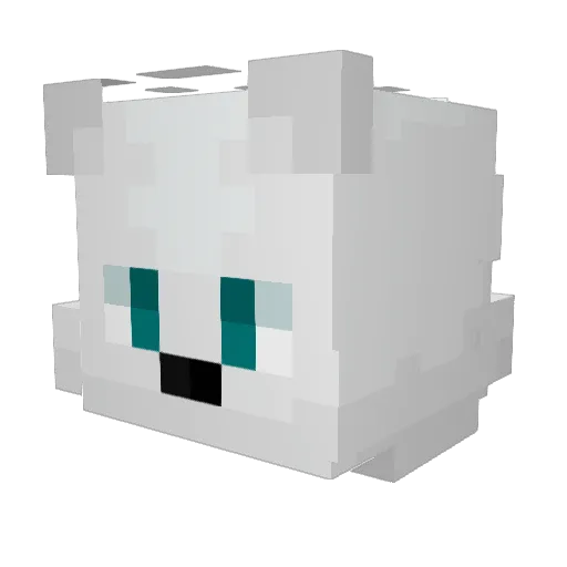 HMDragon1 Minecraft avatar head, 3D render