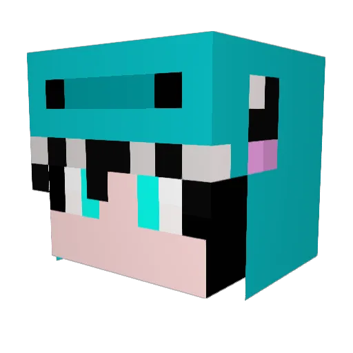 HMSWarspite2 Minecraft avatar head, 3D render