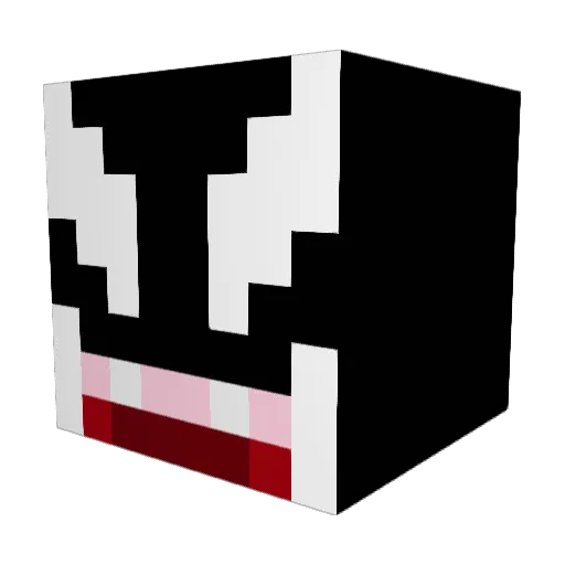 HM_MB Minecraft avatar head, 3D render