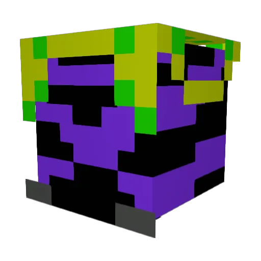HMharini1 Minecraft avatar head, 3D render