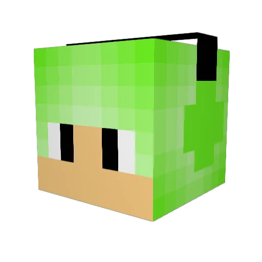 HMonster_VN Minecraft avatar head, 3D render