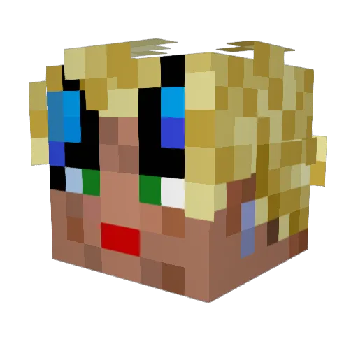 HNHJubileuHNH Minecraft avatar head, 3D render