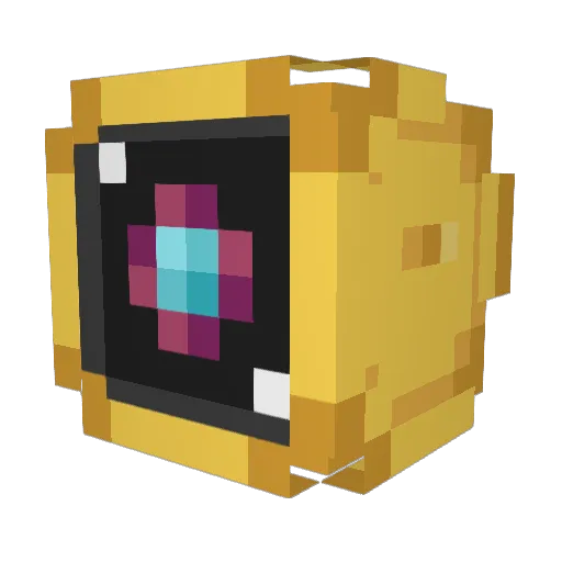 HNY_GRL Minecraft avatar head, 3D render