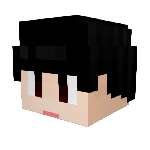 HO08 Minecraft avatar head, 3D render