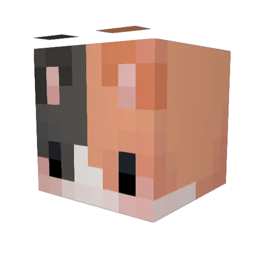 HO8SS Minecraft avatar head, 3D render