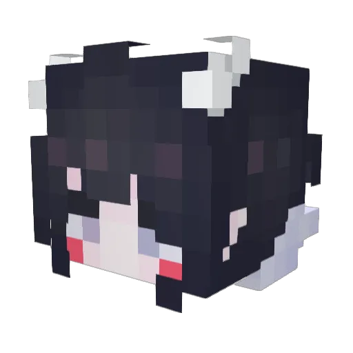 HO9MON Minecraft avatar head, 3D render