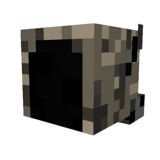 HODDAMITEY Minecraft avatar head, 3D render