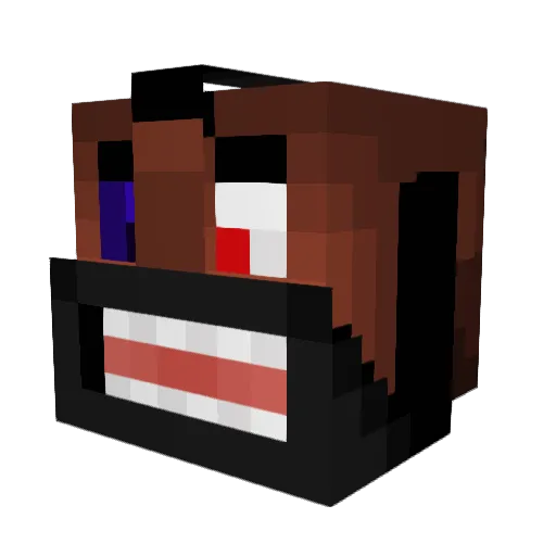 HOGREIDER Minecraft avatar head, 3D render