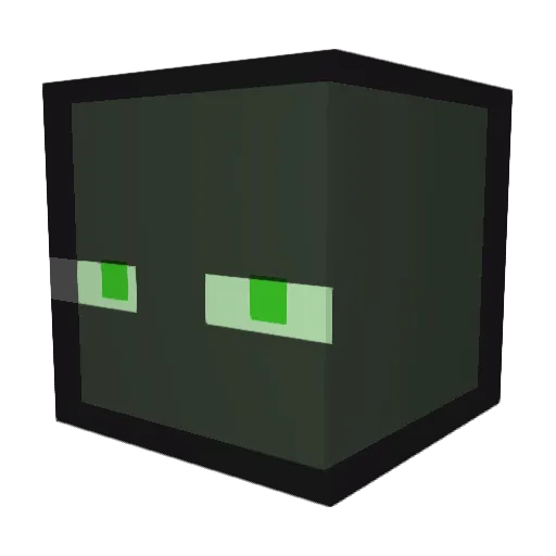 HOIIDEEZ11 Minecraft avatar head, 3D render