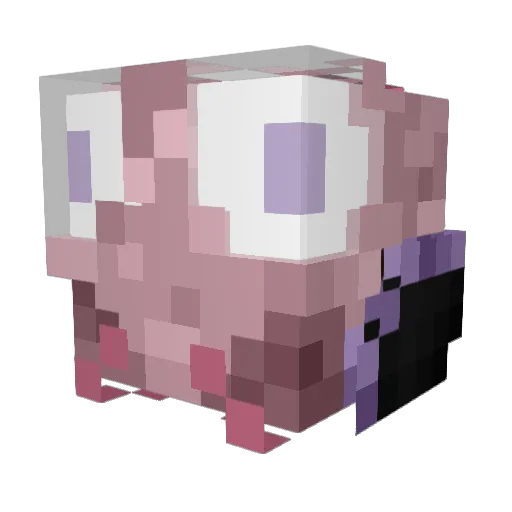 HOJ_38 Minecraft avatar head, 3D render