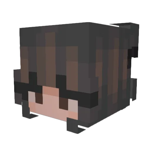 HOLLYSEOKHYEON Minecraft avatar head, 3D render