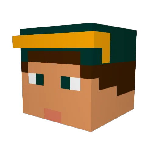 HOLY_YEEZUS Minecraft avatar head, 3D render