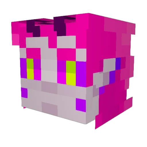 HOMESKLLET Minecraft avatar head, 3D render