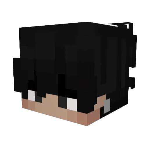 HOMMECHAUV3 Minecraft avatar head, 3D render