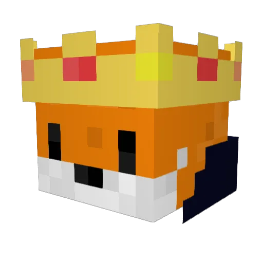 HOND123 Minecraft avatar head, 3D render