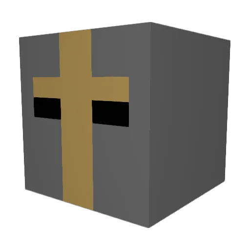 HONDO_2 Minecraft avatar head, 3D render