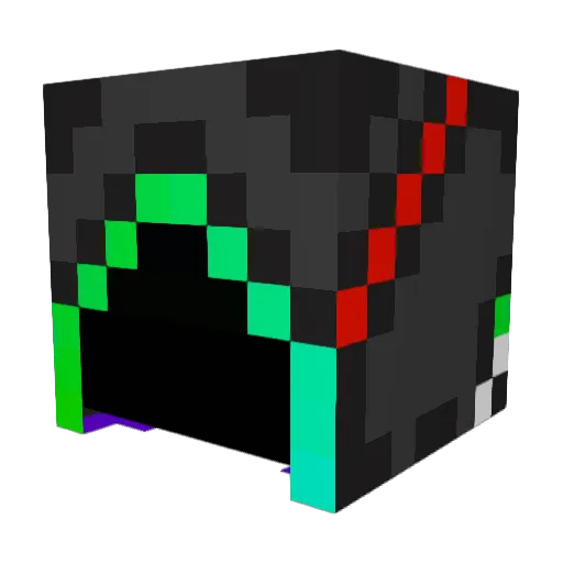 HONEY257 Minecraft avatar head, 3D render