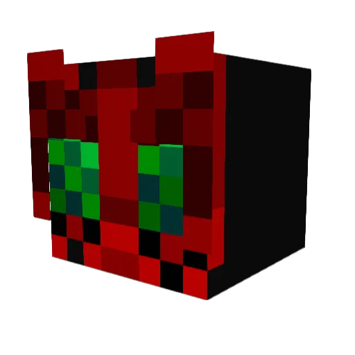 HONTIN03 Minecraft avatar head, 3D render