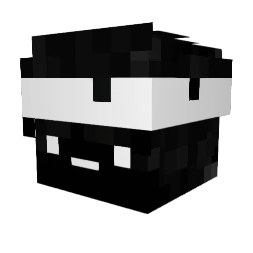 HOO1651 Minecraft avatar head, 3D render