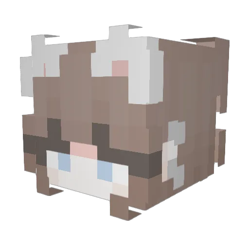 HOSHIZORA461 Minecraft avatar head, 3D render