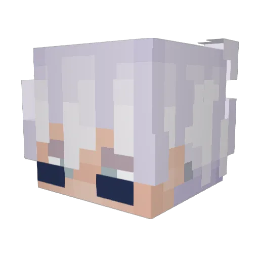 HOSHI_KUKAN Minecraft avatar head, 3D render
