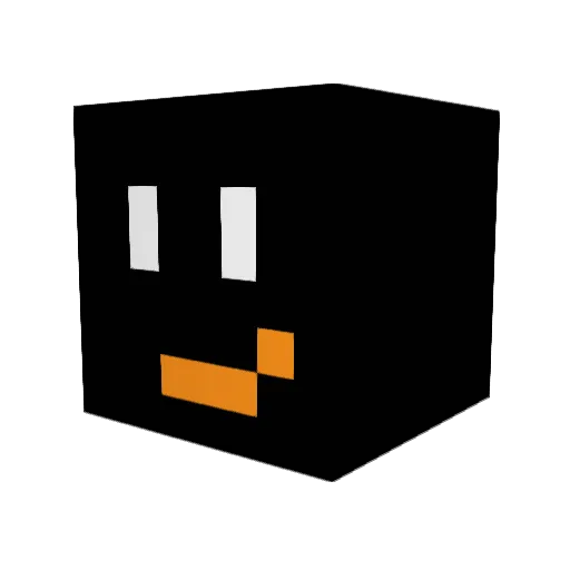 HOTPABLO Minecraft avatar head, 3D render