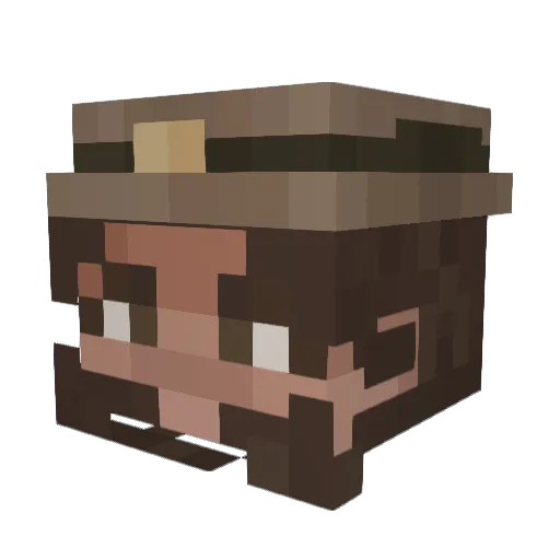 HOTSPICYMEMES Minecraft avatar head, 3D render
