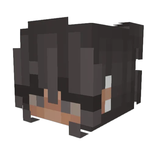 HOT_NATALKA69 Minecraft avatar head, 3D render