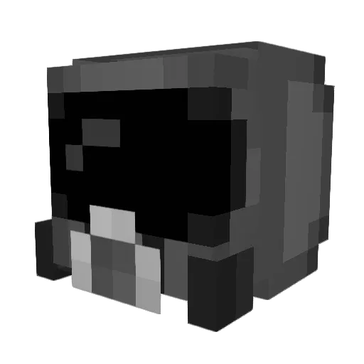 HOWARD_13 Minecraft avatar head, 3D render